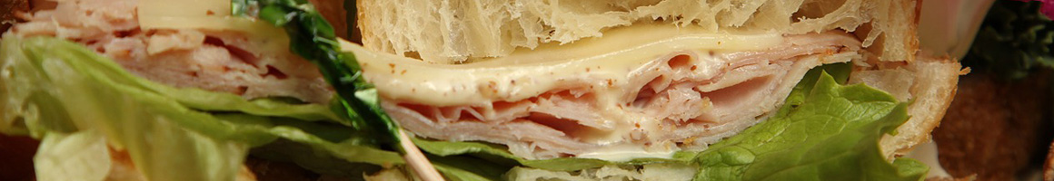 Eating Deli Sandwich Salad at Bingo Deli restaurant in New York, NY.